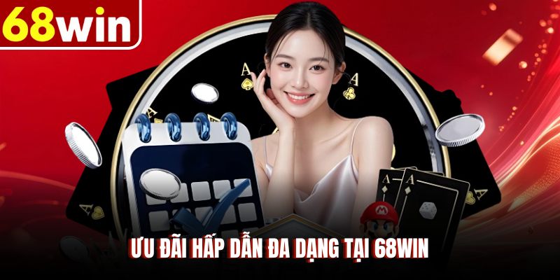 Ưu đãi hấp dẫn đa dạng tại 68WIN 